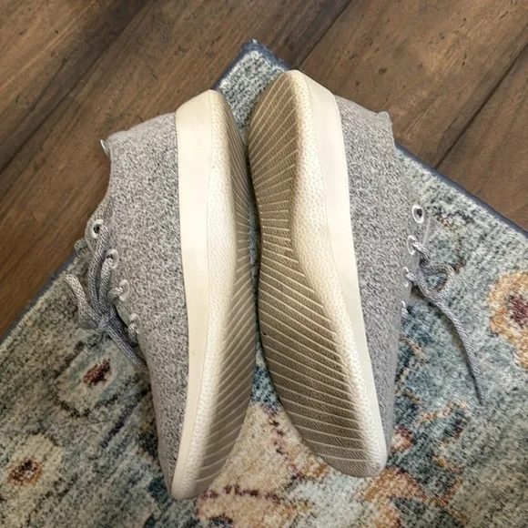 Allbirds women's wool runners Dapple Grey (Cream Sole) size 8 - Picture 8 of 10